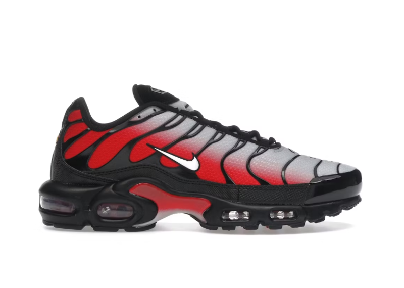 Nike Air Max Plus Pure Platinum University Red Black White