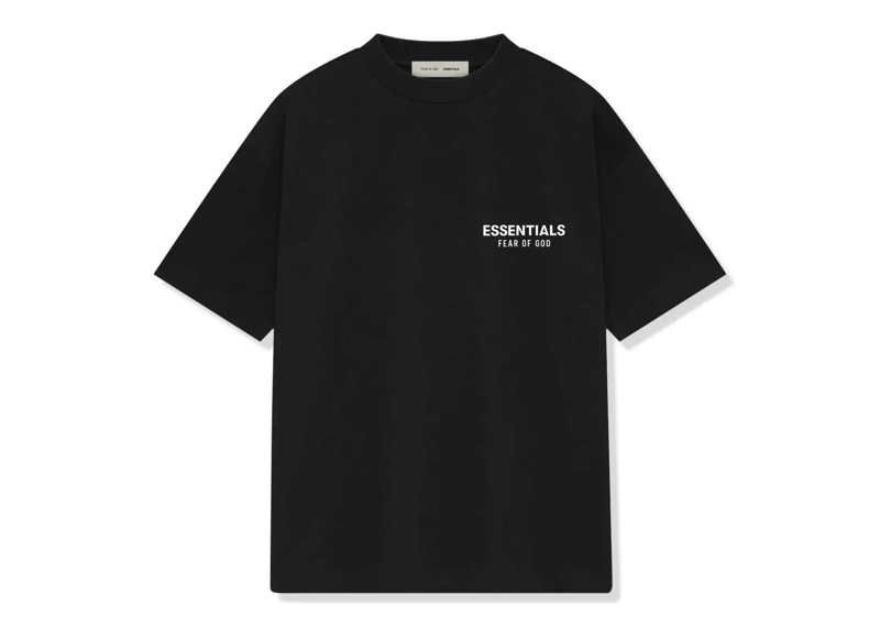 Essentials jet black tee