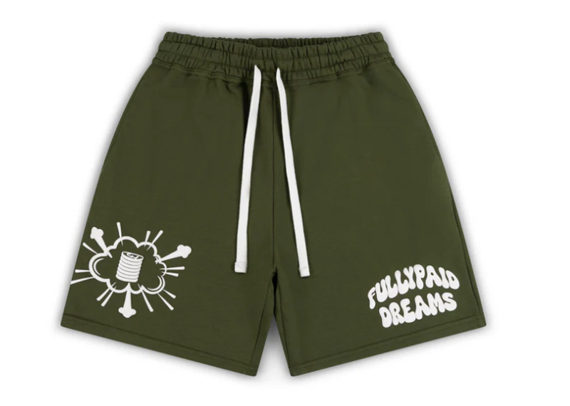 FULLYPAID DREAMS KHAKI/ WHITE SHORTS