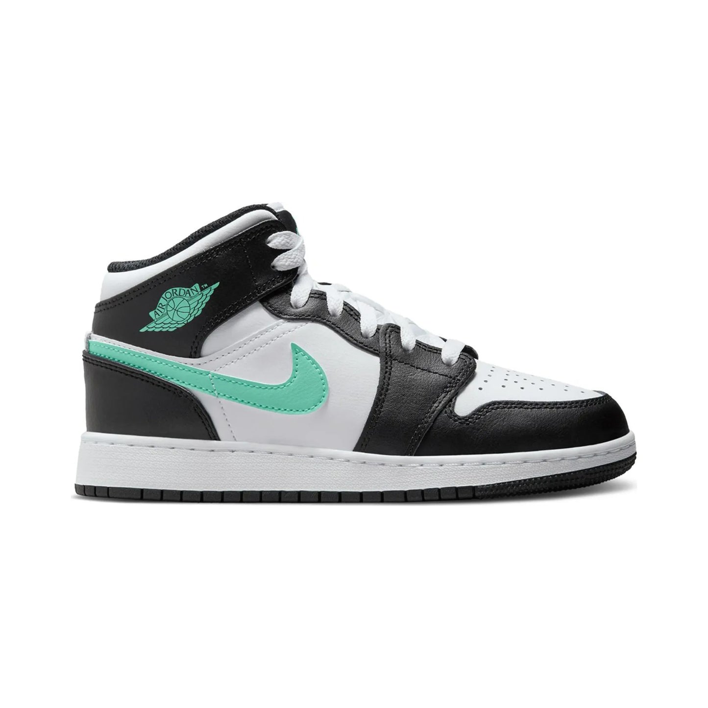 Air Jordan 1 Mid GS Green Glow
