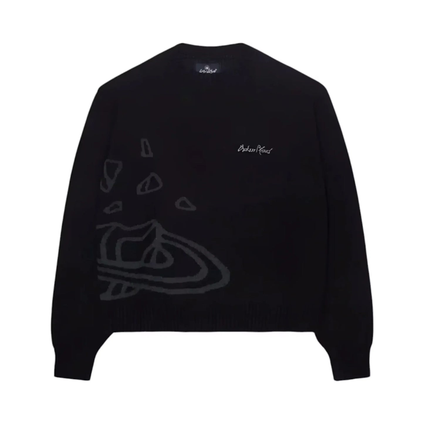 Broken Planet Market Knit Sweater Midnight Black