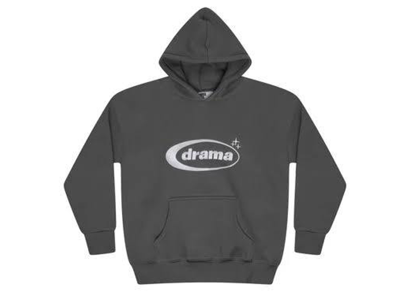 Drama Call Oval Dark Grey Hoodie