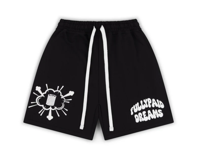 FULLYPAID DREAMS BLACK / WHITE SHORTS