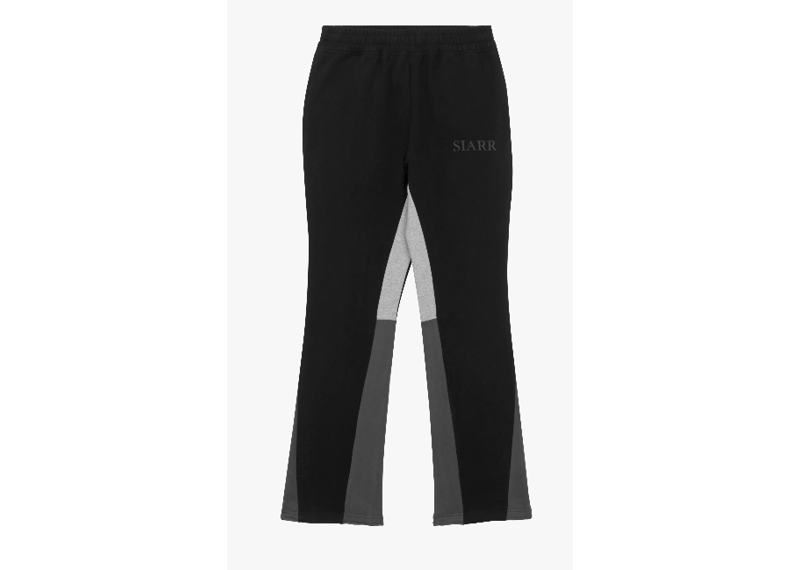 SIARR BLACK FLARED JOGGERS