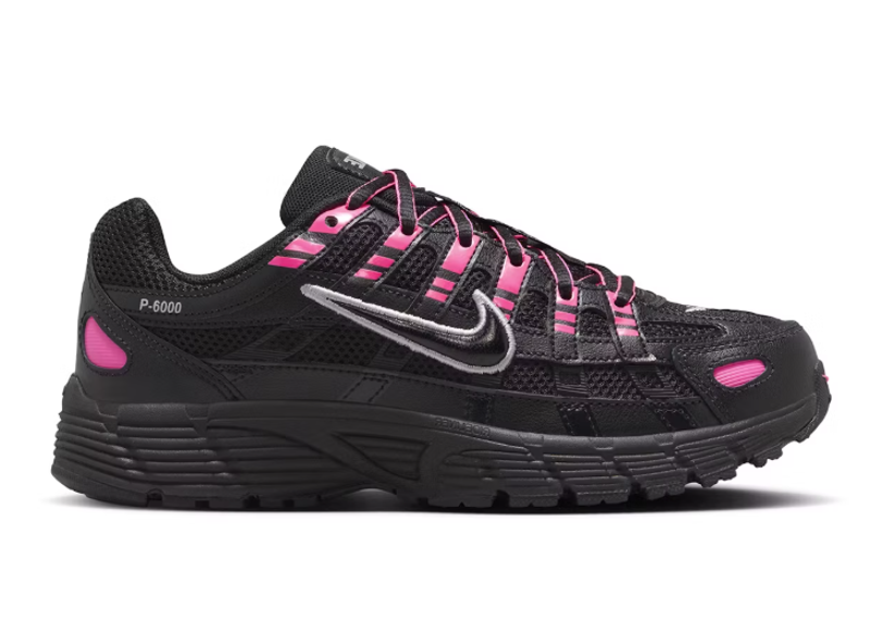 Nike P-6000 Pink Blast Metallic Silver Black (GS)