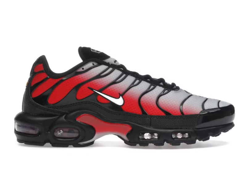 Nike Air Max Plus Pure Platinum University Red Black White
