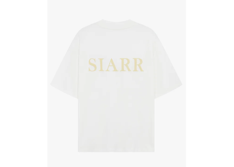 SIARR WHITE PINK PUFF TEE