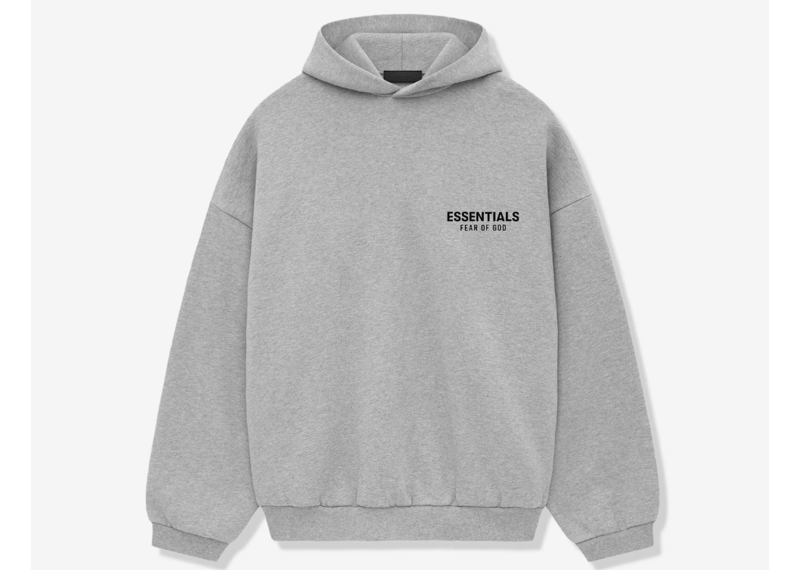Fear Of God Essentials Fleece Light Heather Grey Hoodie