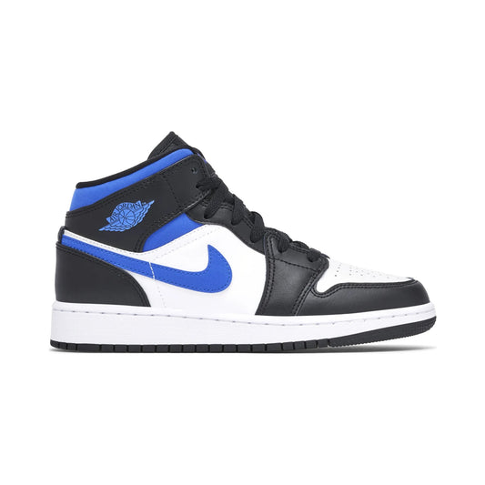 Air Jordan 1 Mid GS White Black