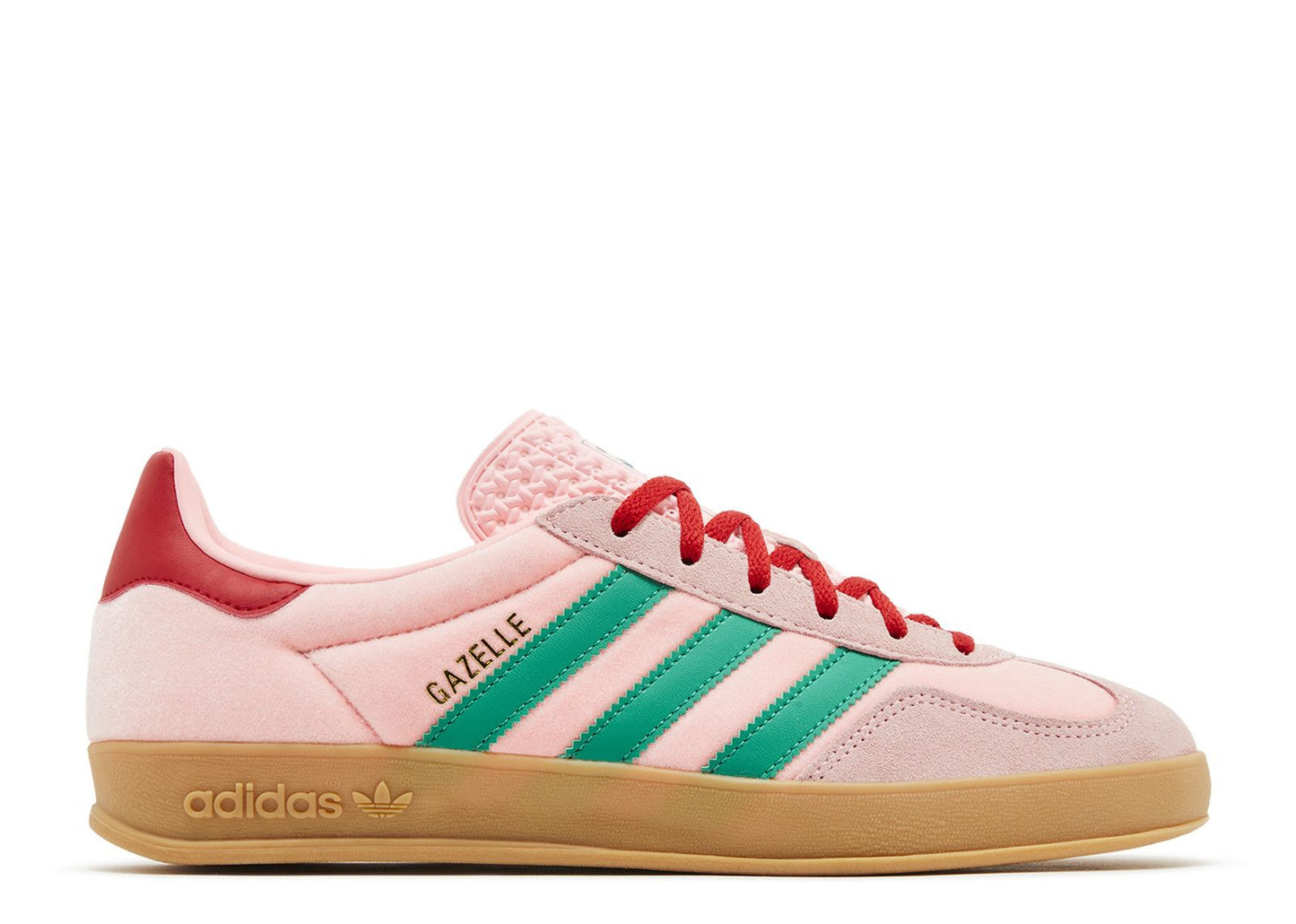 Wmns Gazelle Indoor Glow Pink Court Green