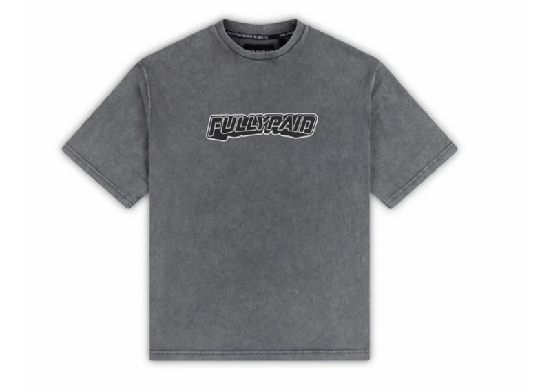 ACID WASH GREY T SHIRT