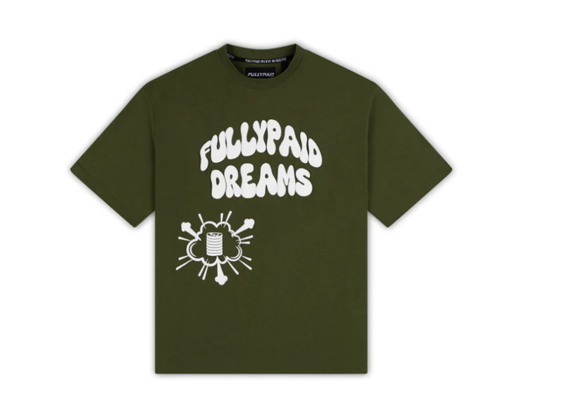 FULLYPAID DREAMS OVERSIZED T-SHIRT | KHAKI