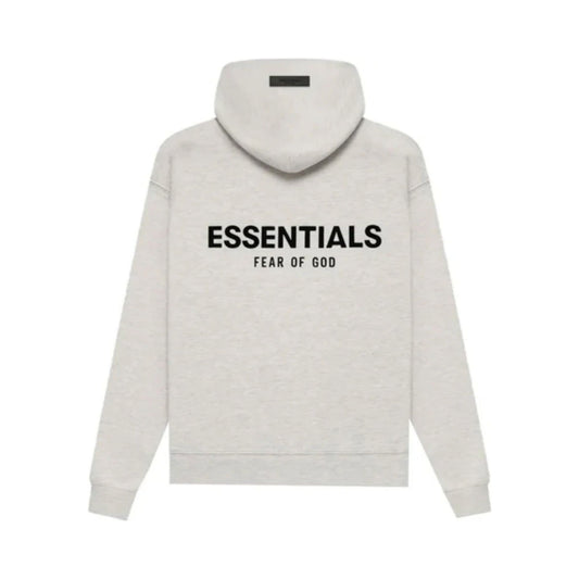 Essentials SS22 Light Oatmeal Hoodie – Fear of God Essentials clothing product photo