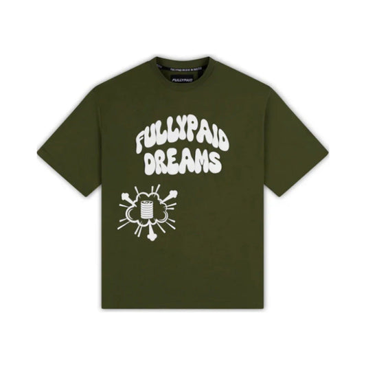 Fully Paid Dreams Tee – Green – Fully Paid clothing product photo