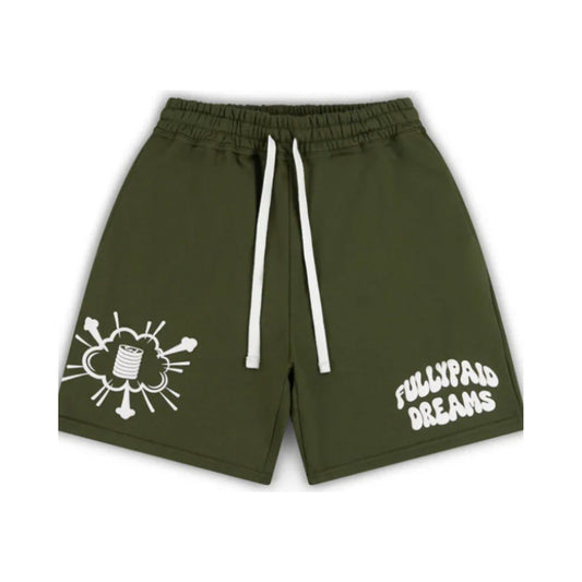 Fully Paid Dreams Shorts – Green – Fully Paid clothing product photo