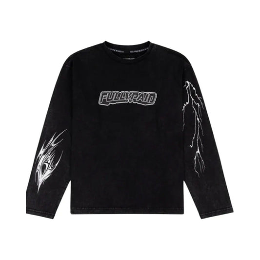 Fully Paid Long Sleeve Tee – Black – Fully Paid clothing product photo