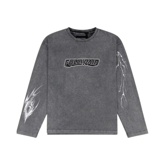 Fully Paid Long Sleeve Tee – Grey – Fully Paid clothing product photo