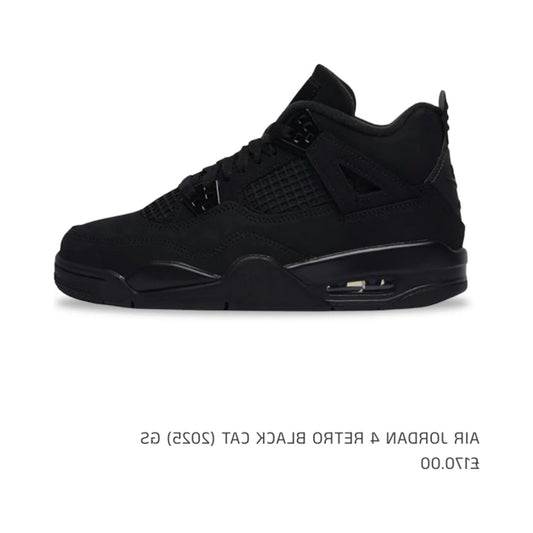 Jordan 4 Black Cat 2025 GS